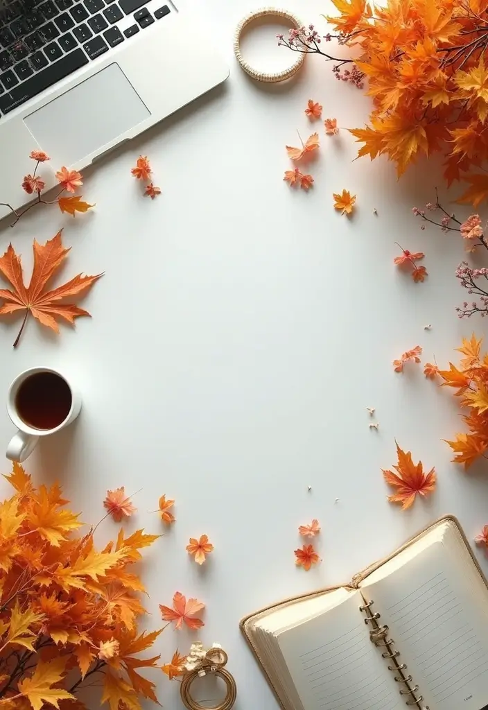 30 Office Desk Inspiration Pics That’ll Make You Redecorate Today - 22. Seasonal Inspirations