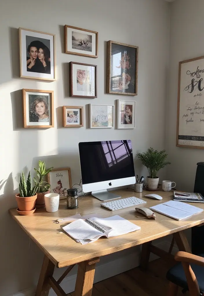 30 Office Desk Inspiration Pics That’ll Make You Redecorate Today - 30. Thoughtful Personal Touches