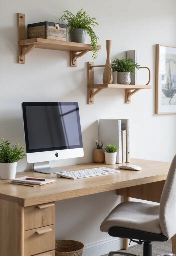30 Office Desk Inspiration Pics That’ll Make You Redecorate Today - 9. Smart Storage Solutions