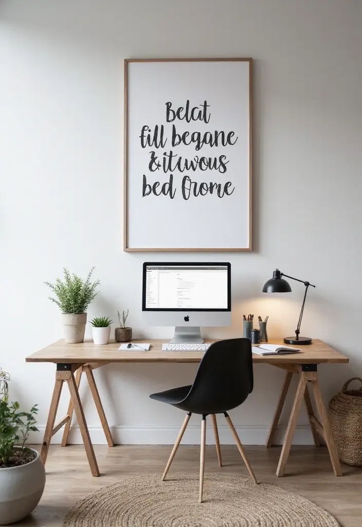 30 Office Wallpaper Ideas That Make Your Workspace Pop - 10. Inspirational Quotes