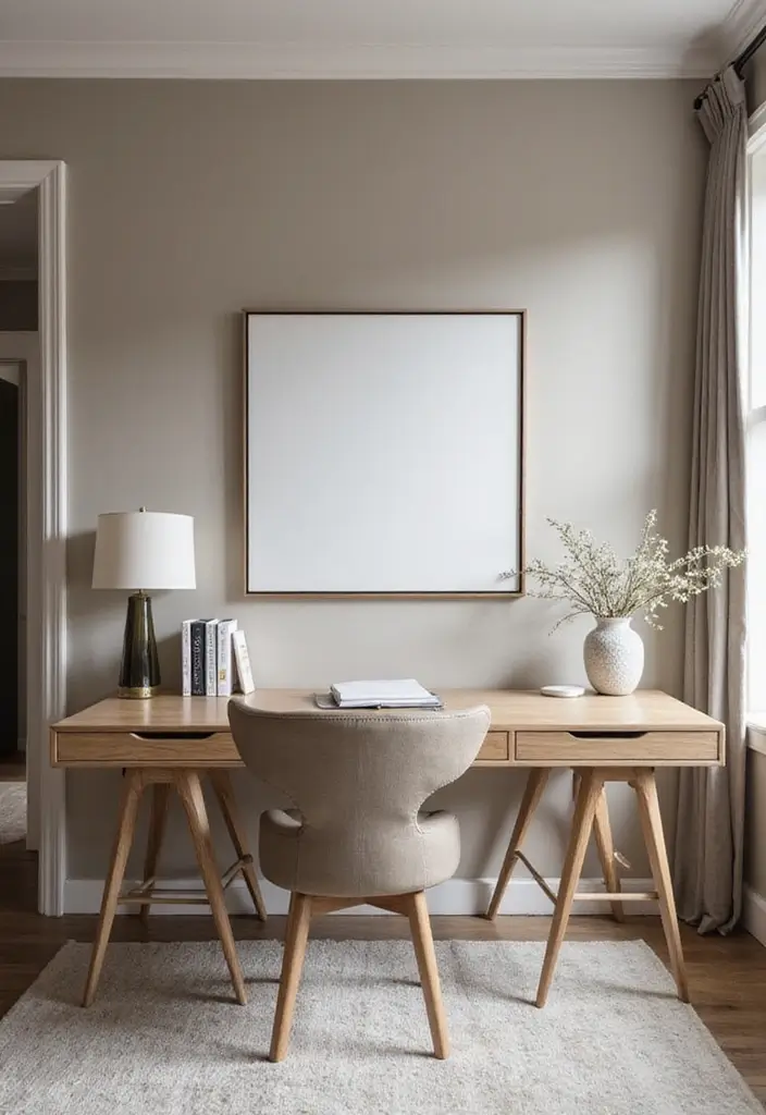 30 Office Wallpaper Ideas That Make Your Workspace Pop - 21. Modern Elegance