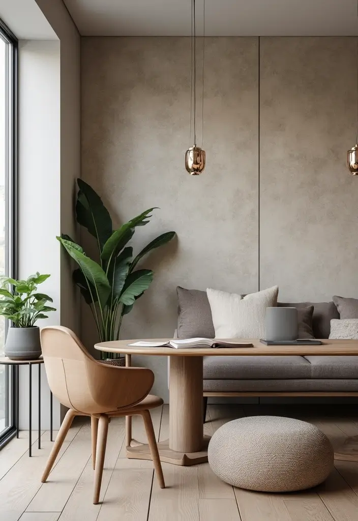 30 Office Wallpaper Ideas That Make Your Workspace Pop - 5. Textured Wonders