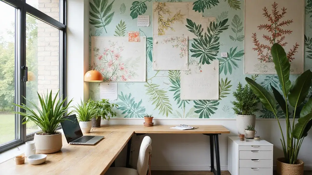 30 Office Wallpaper Ideas That Make Your Workspace Pop