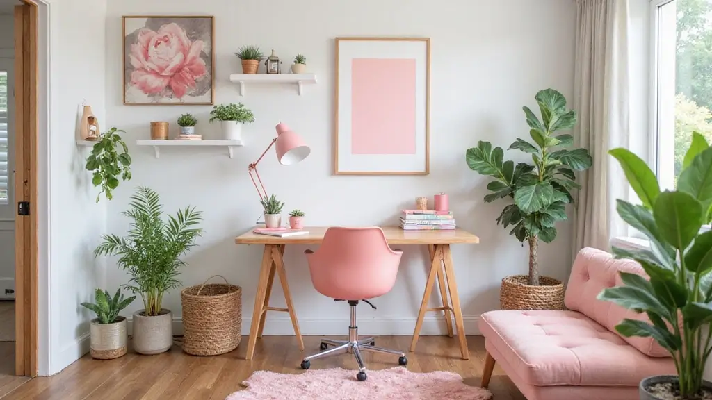 30 Pink and Green Office Ideas for the Prettiest Color Combo Ever