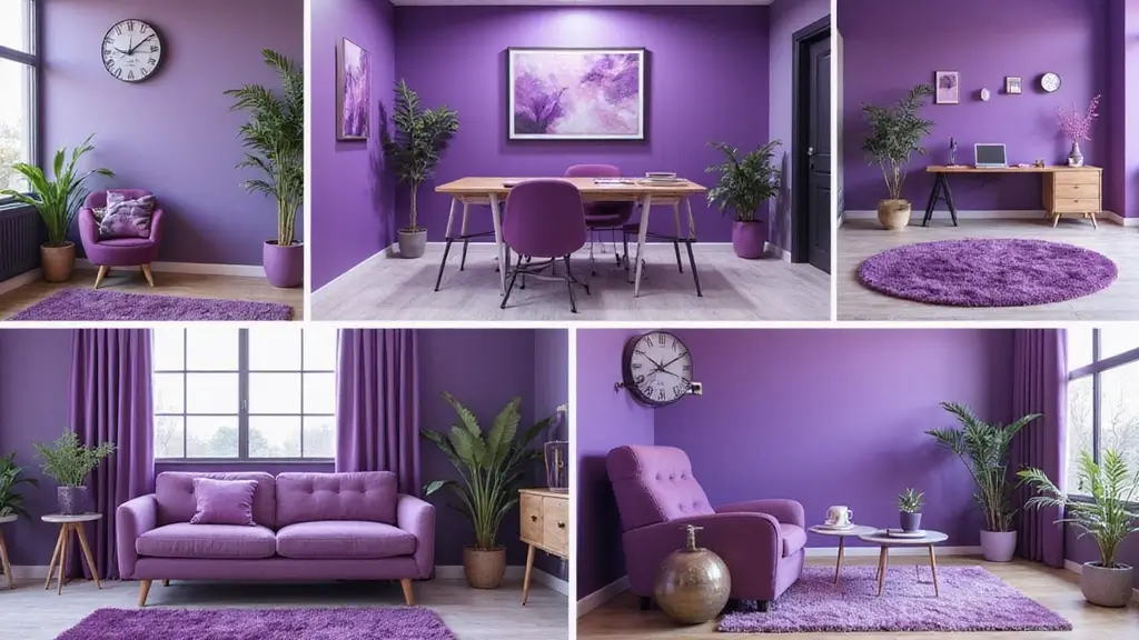 30 Purple Office Ideas for a Bold Creative Workspace