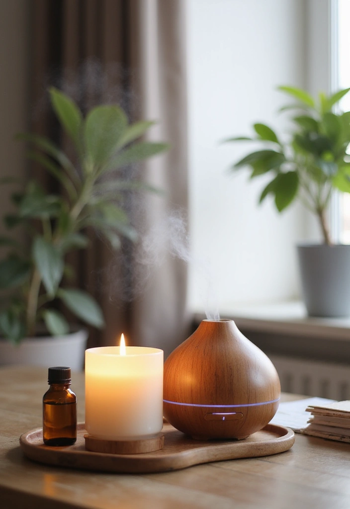 30 Shared Home Office Ideas for Couples Who Actually Get Work Done - 19. Use of Aromatherapy