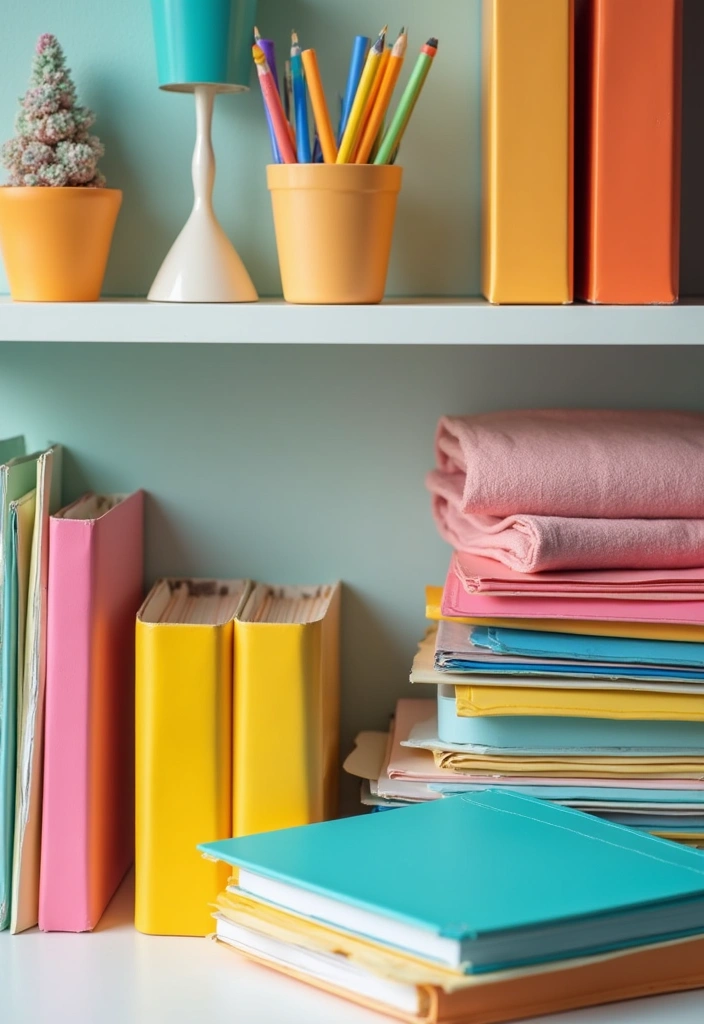 30 Shared Home Office Ideas for Couples Who Actually Get Work Done - 2. Color-Coded Organization