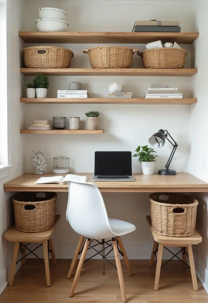 30 Shared Home Office Ideas for Couples Who Actually Get Work Done - 4. Efficient Storage Solutions