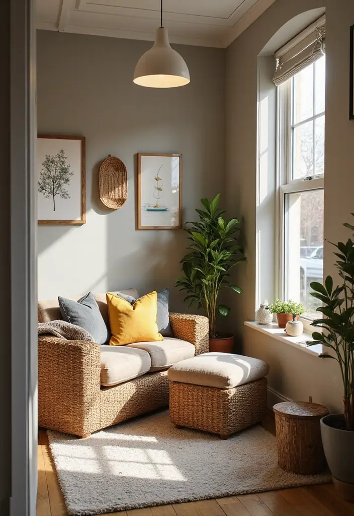 30 Shared Home Office Ideas for Couples Who Actually Get Work Done - 9. Cozy Nooks for Breaks
