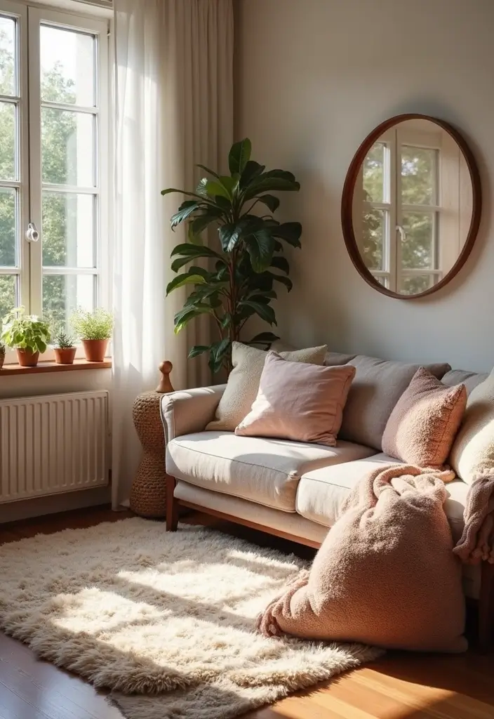 30 Social Worker Office Decor Ideas to Make Clients Feel Safe - 12. Comfortable Textiles