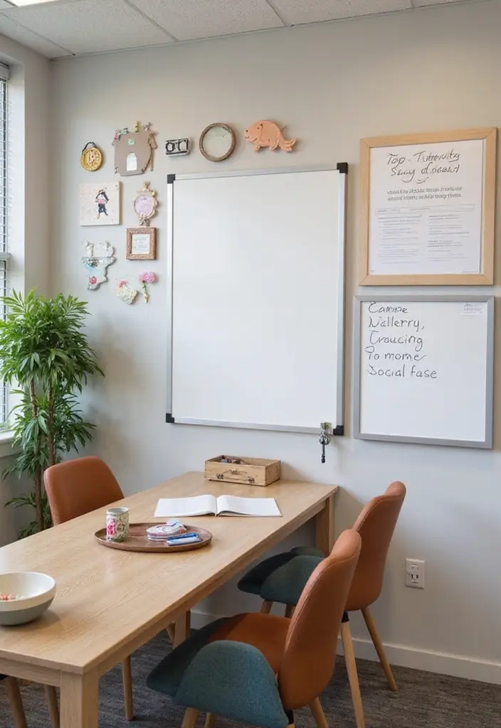 30 Social Worker Office Decor Ideas to Make Clients Feel Safe - 16. Versatile Wall Decor