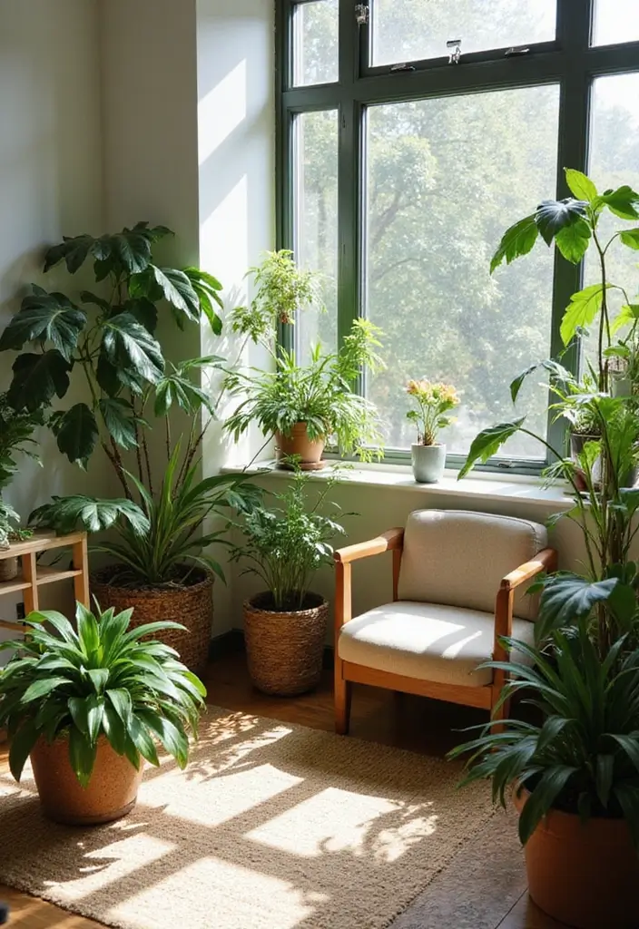 30 Social Worker Office Decor Ideas to Make Clients Feel Safe - 5. Greenery and Plants