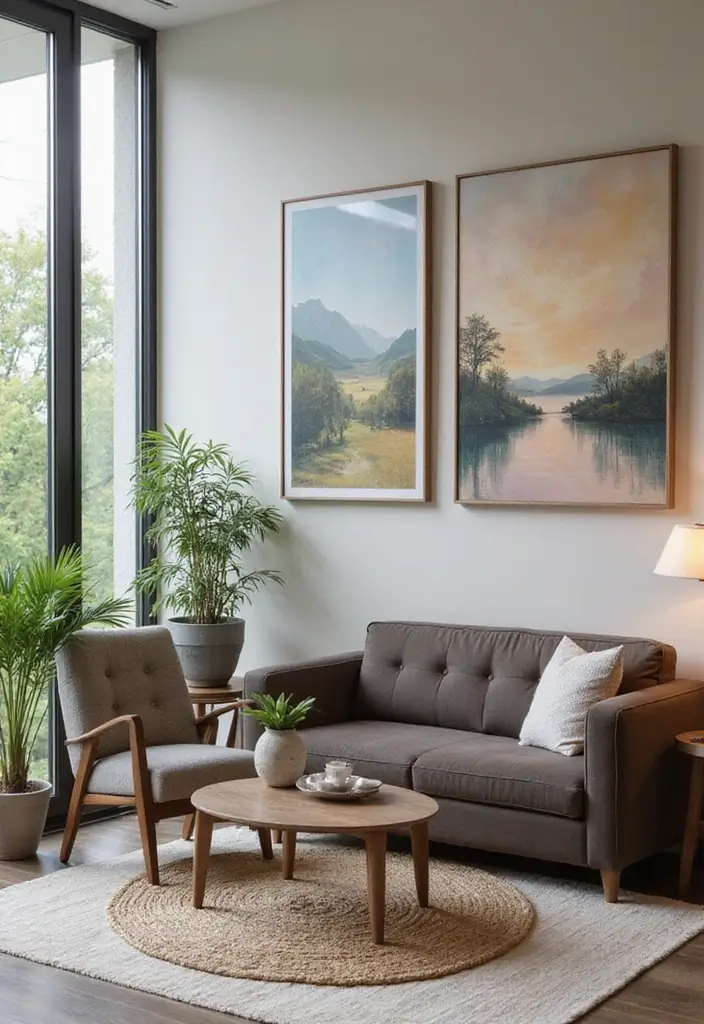 30 Social Worker Office Decor Ideas to Make Clients Feel Safe - 7. Thoughtful Artwork