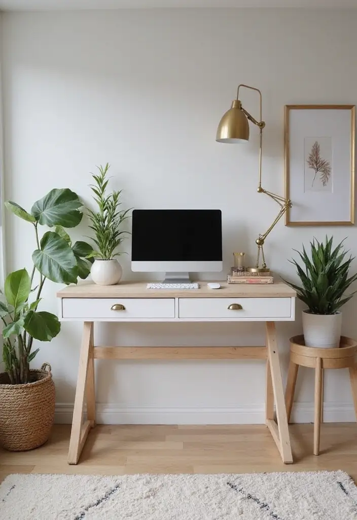 30 Studio Office Ideas for Creatives Who Need Work + Storage in One - 2. Go for a Folding Desk