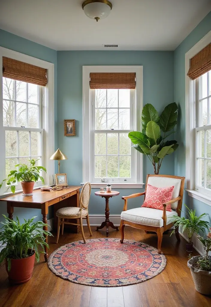 30 Sunroom Office Setups That Feel Like a Mini Vacation - 26. Themed Workspaces