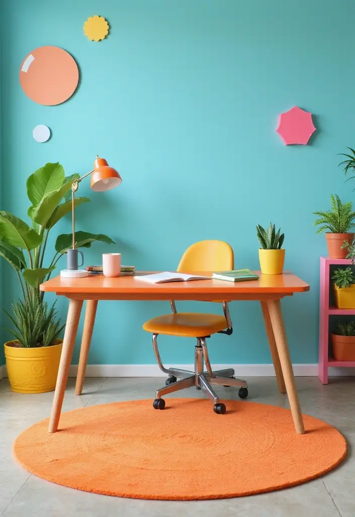30 Toca Boca Office Ideas You Need to Try in Your Build - 1. Colorful Desks