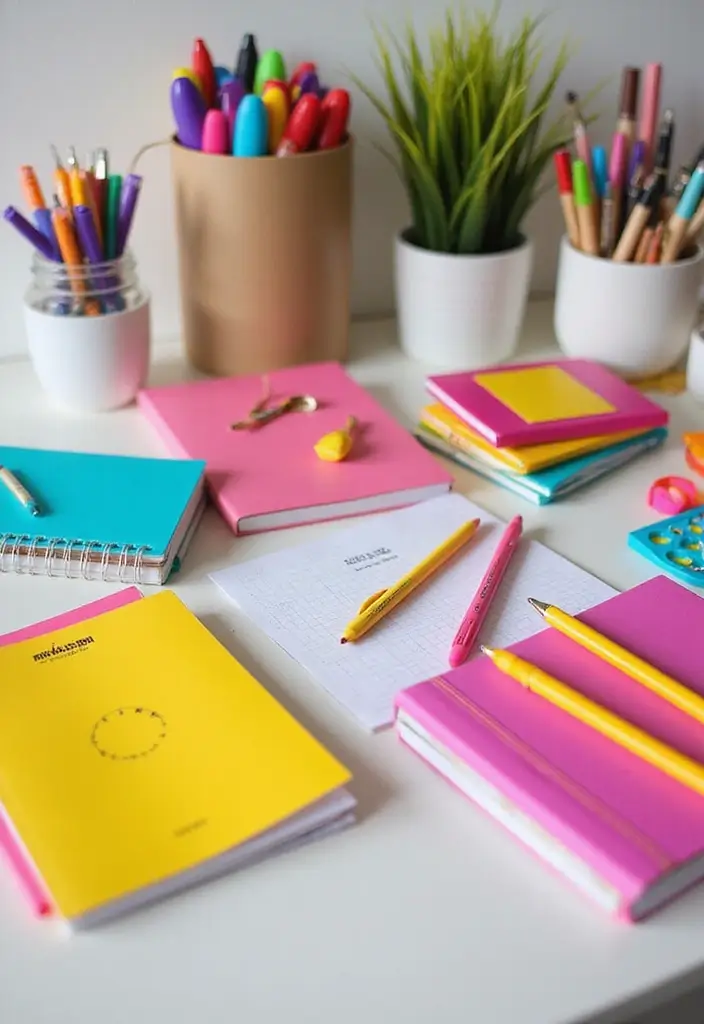 30 Toca Boca Office Ideas You Need to Try in Your Build - 16. Fun Stationery