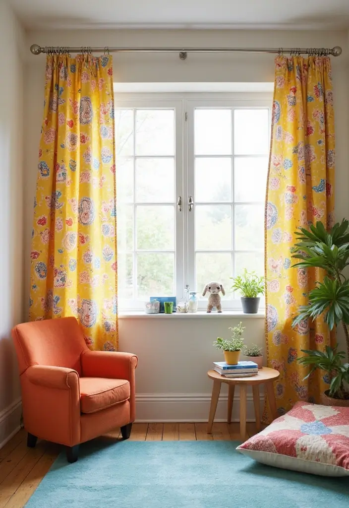 30 Toca Boca Office Ideas You Need to Try in Your Build - 19. Playful Curtains