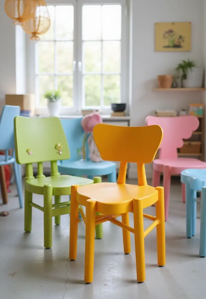 30 Toca Boca Office Ideas You Need to Try in Your Build - 2. Whimsical Chairs