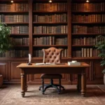 30 Vintage Office Ideas with Antique: Embrace Library-Core Vibes