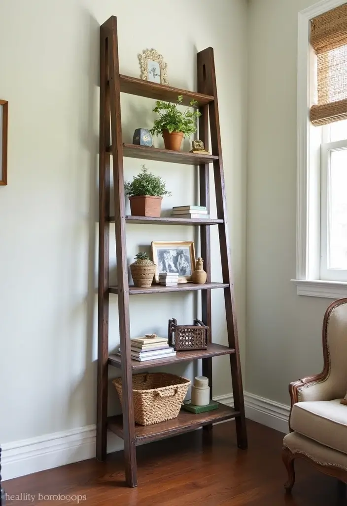 30 Vintage Office Ideas with Antique: Embrace Library-Core Vibes - 25. Repurposed Vintage Finds