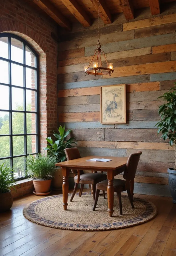 30 Western Office Decor Ideas with Cowboy Boots - 23. Western-inspired Wallpaper
