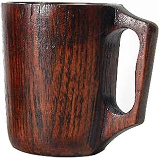 12 oz Handmade Wooden Coffee Mug Wood Outdoor Cool Man Cups Unique Campi...