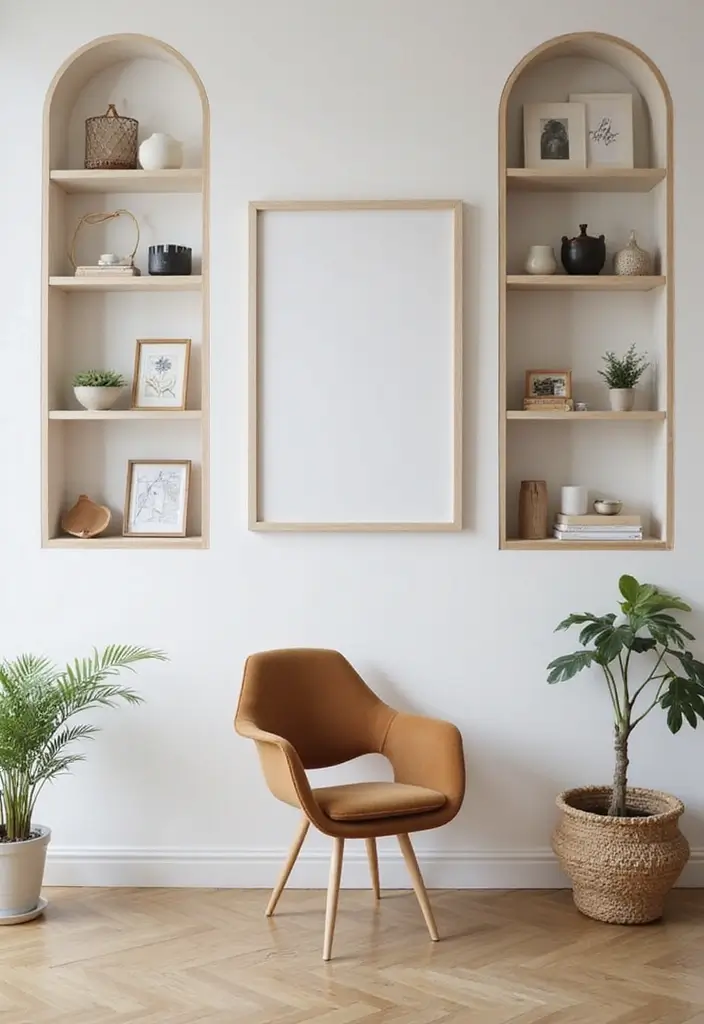 15 Therapy Office Decor Ideas That Feel Calming - 7. Minimalist Displays 1