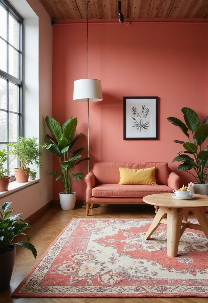 17 Best Office Paint Colors for Focus & Productivity - 8. Creative Coral 1