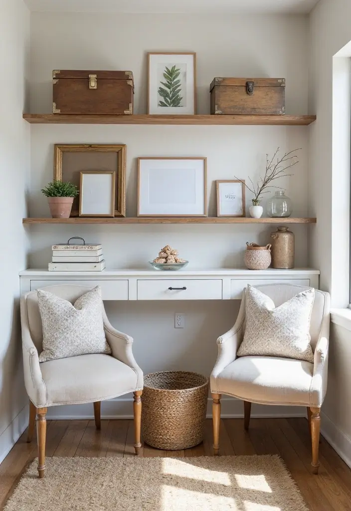 18 Feminine Home Office Ideas That Feel Chic - 10. Chic Storage Solutions 1