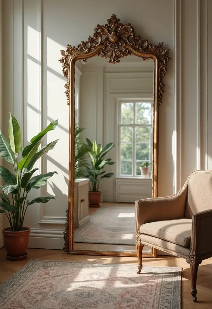 18 Feminine Home Office Ideas That Feel Chic - 13. Use of Mirrors 1