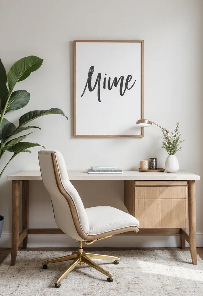 18 Feminine Home Office Ideas That Feel Chic - 17. Customizable Decor 1