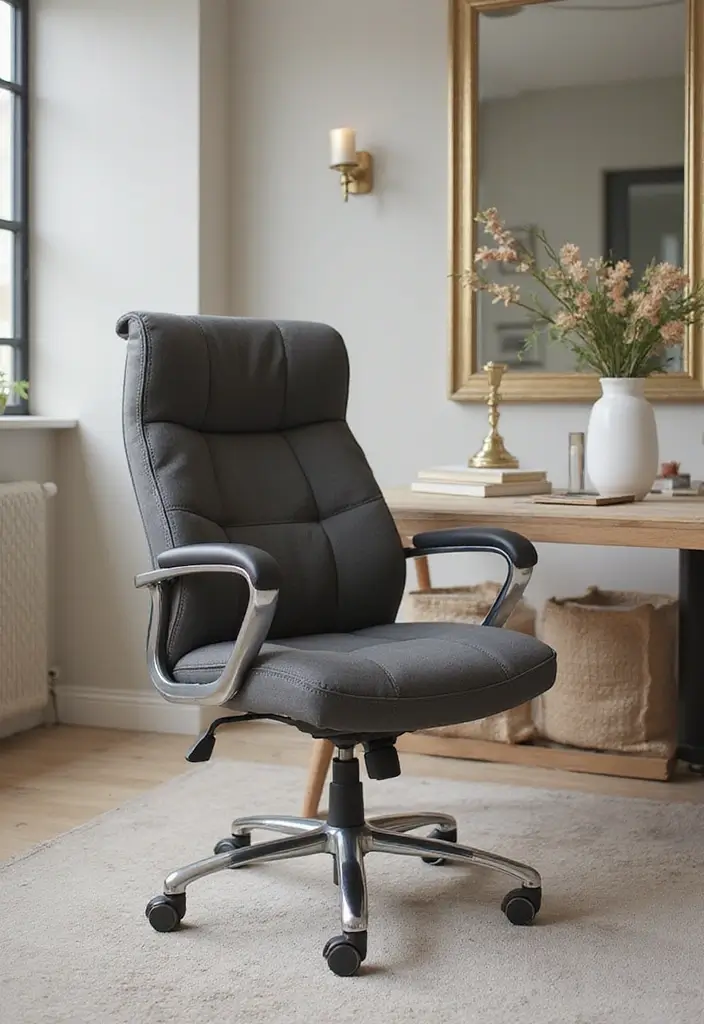 18 Feminine Home Office Ideas That Feel Chic - 8. Elegant Office Chairs 1