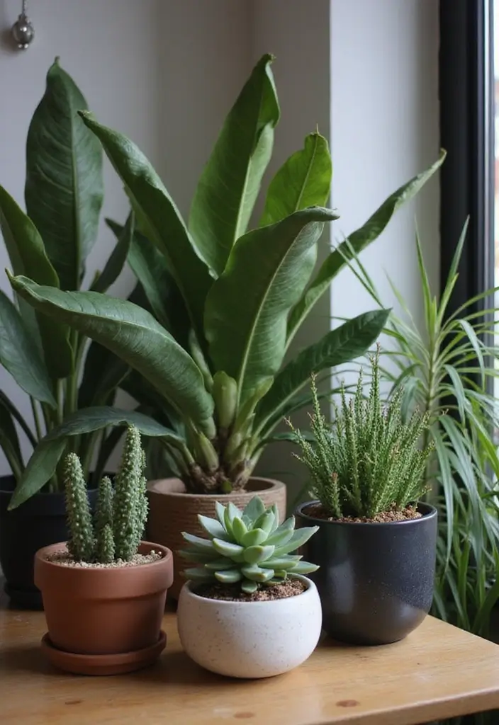 18 Masculine Home Office Ideas That Look Bold - 14. Indoor Plants 1