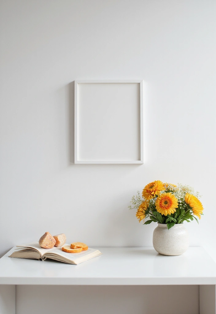 25 Office Desk Organization Ideas That Reduce Clutter - 23. Display Fresh Flowers