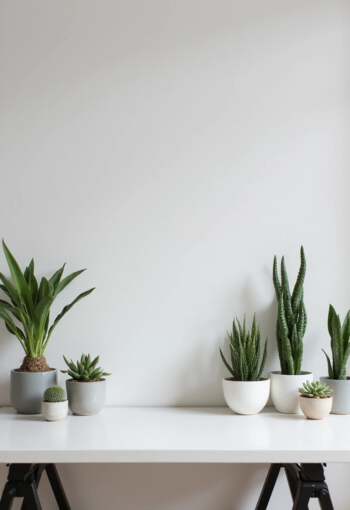 30+ Office Desk Decor Ideas That Spark Creativity - 2. Greenery Galore 1