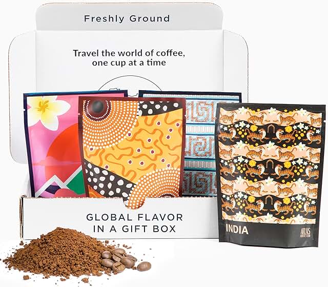Atlas Coffee Club World of Coffee Discovery Set - Gourmet Coffee Gift Sa...
