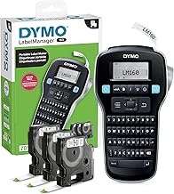 DYMO LabelManager 160 Portable Label Maker Bundle, Easy-to-Use, One-Touc...