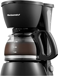 Elite Gourmet EHC4128 Automatic 4-Cup Brew & Drip Coffee Maker with Paus...