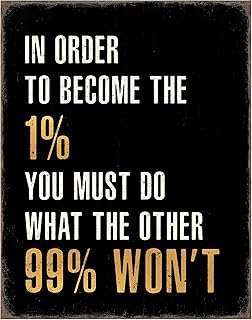 Inspirational Office Wall Decor for Men - 11x14 Motivational Wall Art - ...