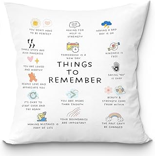 Mental Health Pillow Covers 18x18,Therapy Office Decor School Counselor ...