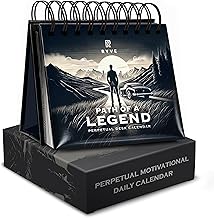 Motivational Calendar for Men – Daily Flip with 366 Quotes and Mindset...