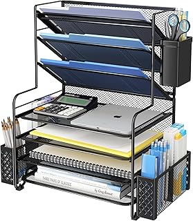 Simple Trending 7 Tier Desk File Organizer, Letter Tray Paper Organizer ...