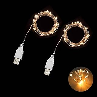 Sokelinn-six 2m 20 LEDs Fairy String Lights, USB Powered String Light fo...