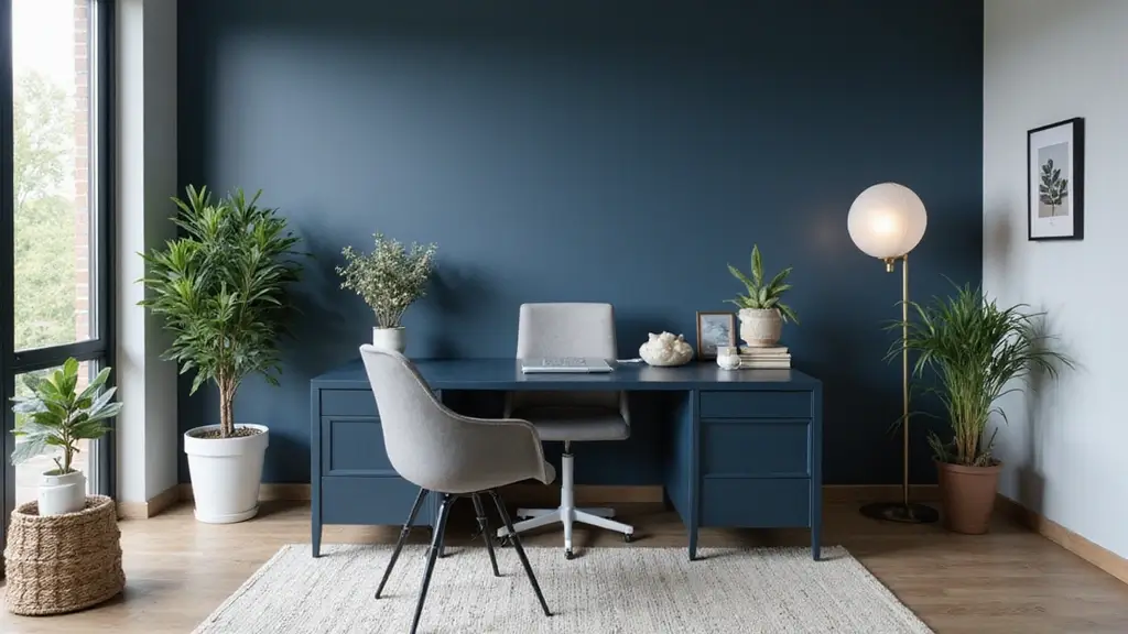 18 Dark Blue Office Ideas That Feel Sophisticated