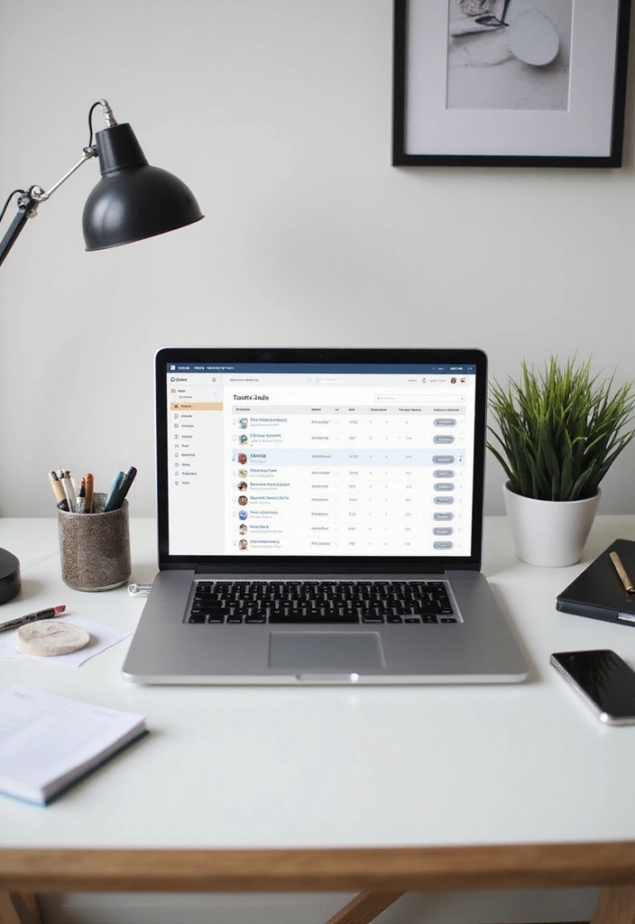 25 Office Desk Organization Ideas That Reduce Clutter - 12. Use a Task Manager 1