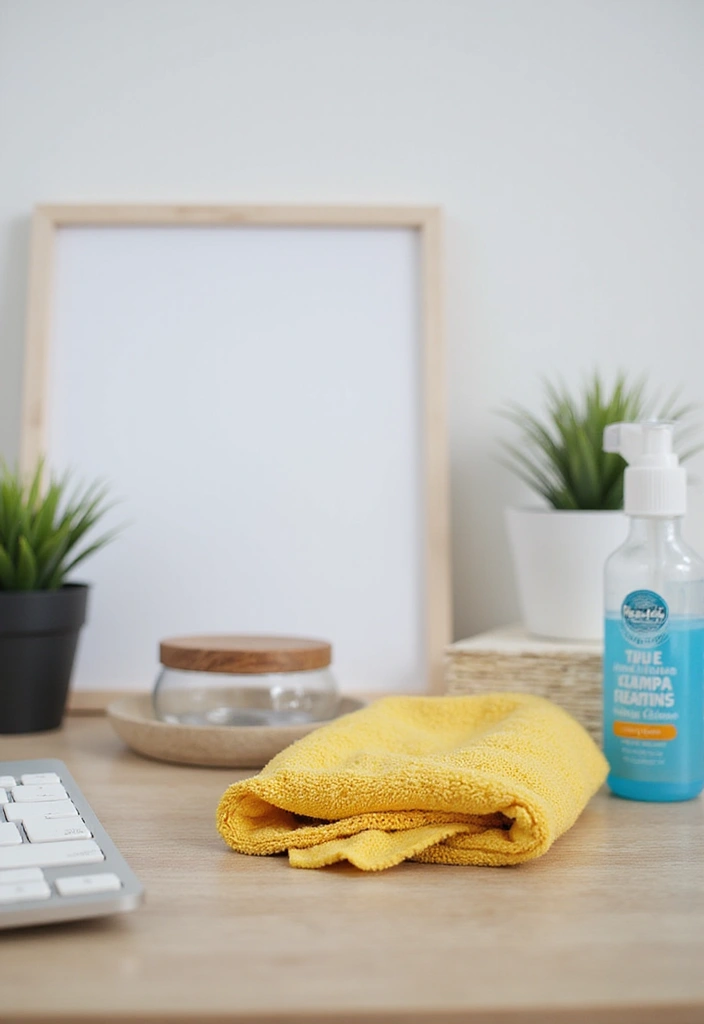 25 Office Desk Organization Ideas That Reduce Clutter - 5. Establish a Daily Cleaning Routine 1