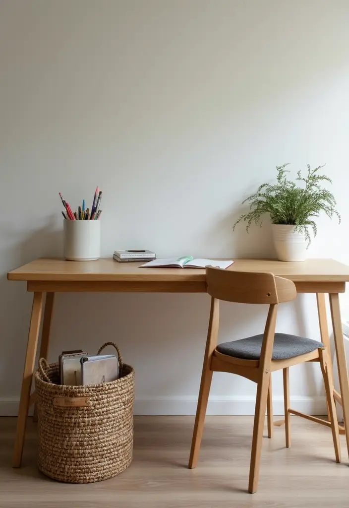 25 Office Desk Organization Ideas That Reduce Clutter - 9. Repurpose Household Items 1