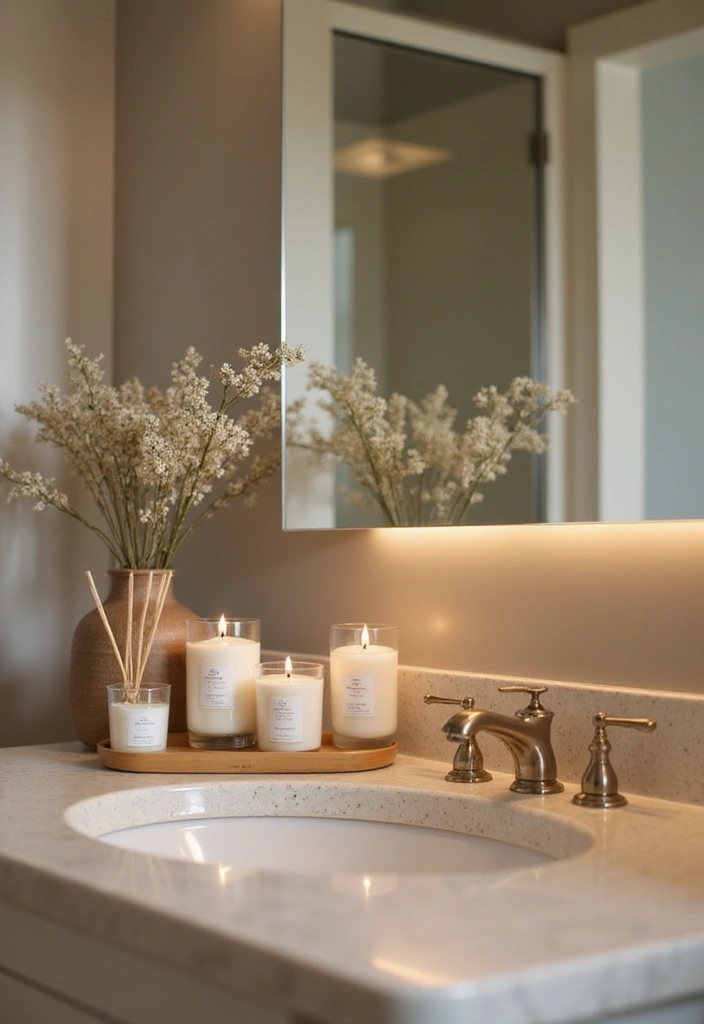 30 Office Bathroom Decor Ideas So It Doesn’t Feel Like… an Office Bathroom - 14. Scented Elements 1