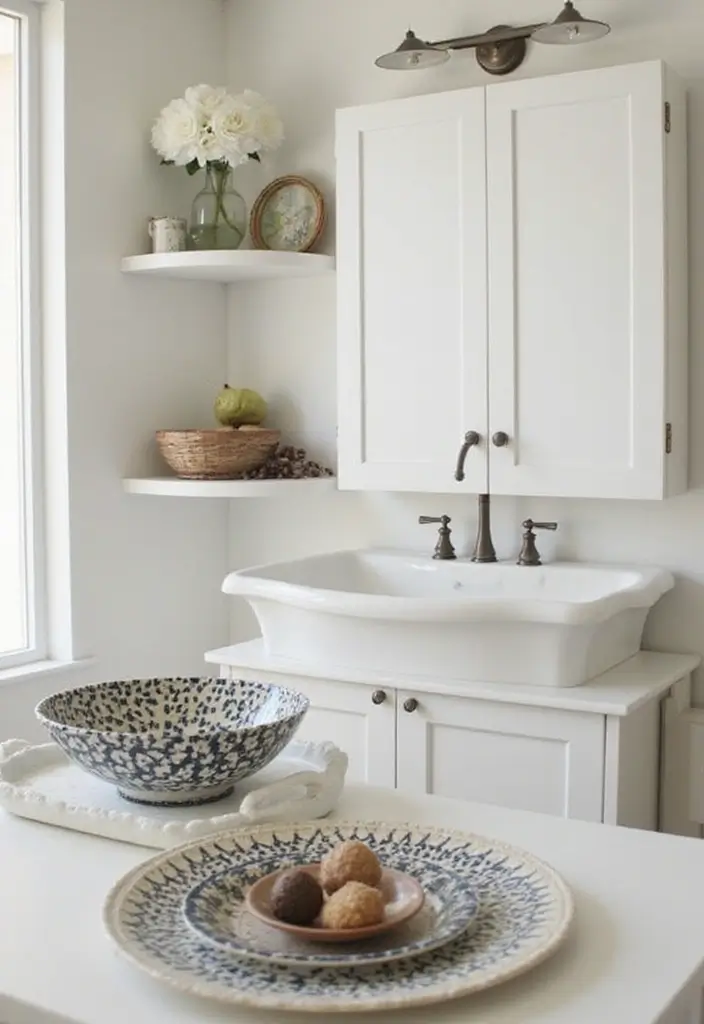 30 Office Bathroom Decor Ideas So It Doesn’t Feel Like… an Office Bathroom - 28. Accent Decor 1